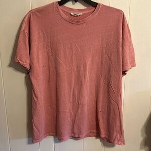 Distressed tee